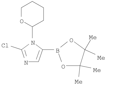 2-Chloro-1-(tetrahydro-pyran-2-yl)-1H-imidazole-5-boronic acid pinacol ester